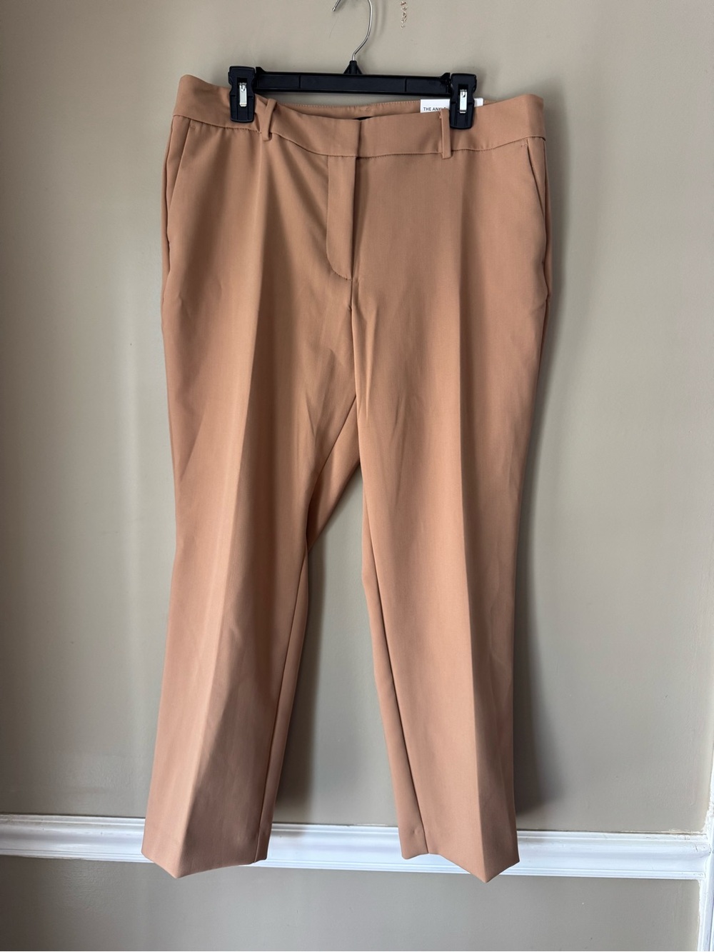 Ann Taylor Factory Curvy Fit Ankle Pants in Camel Tan New